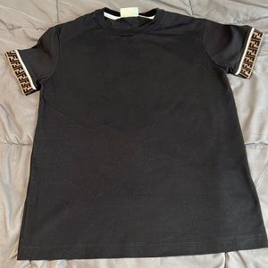 Fendi boys authentic black tee